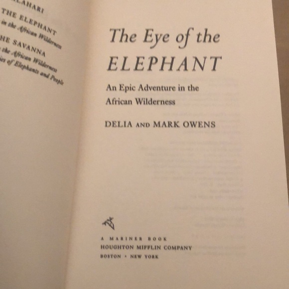 CRY OF THE KALAHARI & THE EYE OF THE ELEPHANT • BUNDLE 2 SOFTCOVER BOOKS - Picture 4 of 17